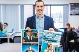 Le professeur de français Benoît Dumais sur Instagram