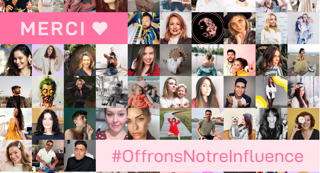 #OffronsNotreInfluence : les influenceurs se mobilisent face au coronavirus