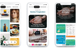 Pinterest onglet "Aujourdhui"