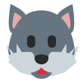emoji wolf twitter