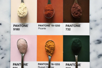 @LuciaLitman, les aliments associés aux couleurs Pantone
