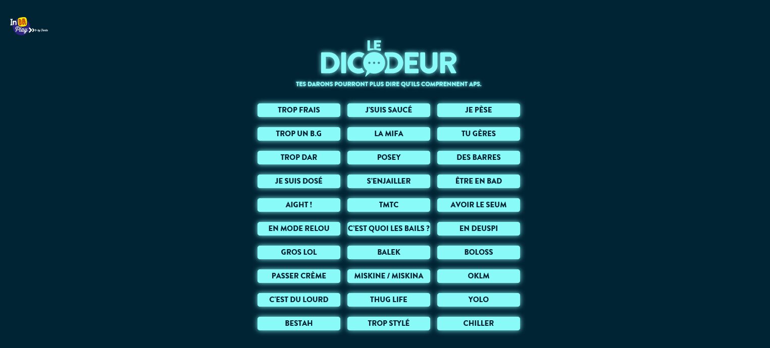 le dicodeur influenth