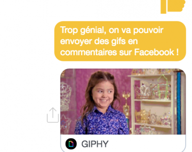Facebook intègre les gifs aux commentaires