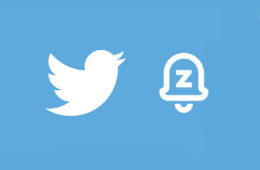 Logo Twitter avec le bouton Snooze