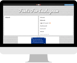 écriture instagram