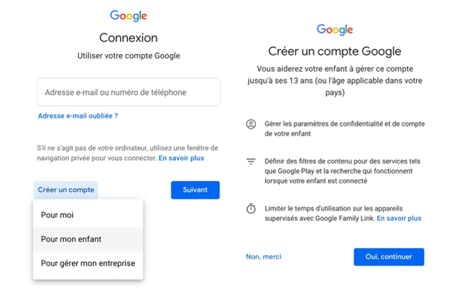 compte supervisé