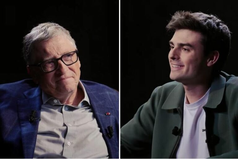 Le Youtubeur HugoDécrypte réalise une interview de Bill Gates