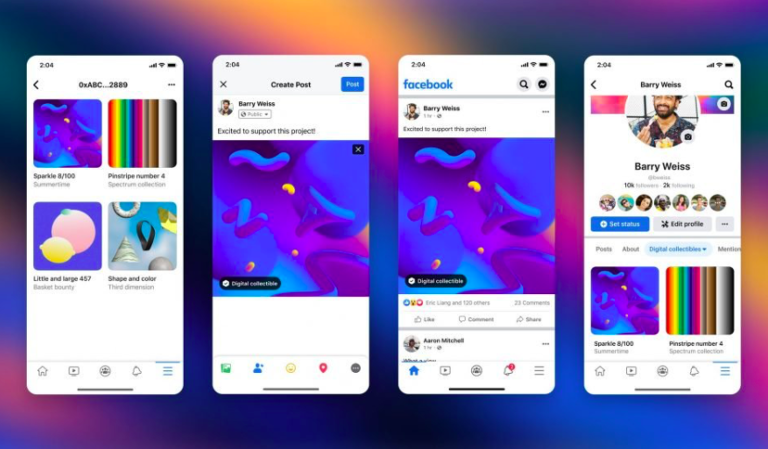 Facebook accueille les NFT sur sa plateforme