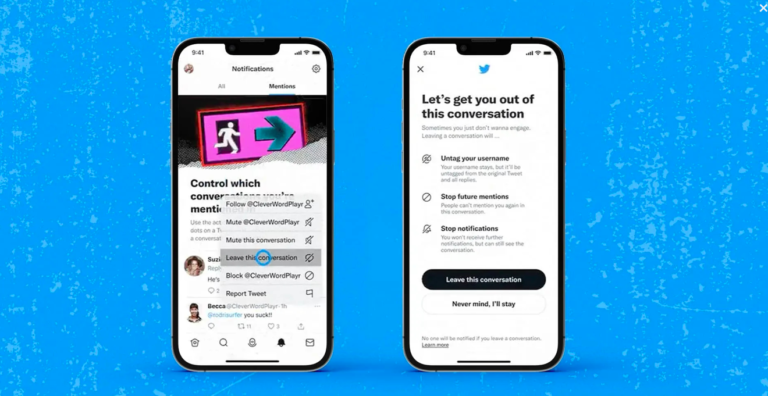 Twitter lance la fonctionnalité « Unmentioning » à l’ensemble de ses utilisateurs