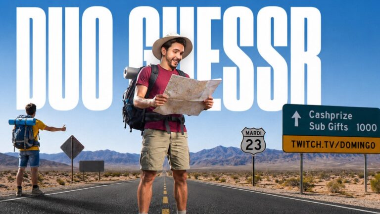 « Duo Guessr » : Domingo lance un GeoGuessr géant avec 24 streamers