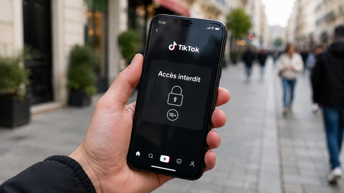 tiktok interdit au moins de 16 ans