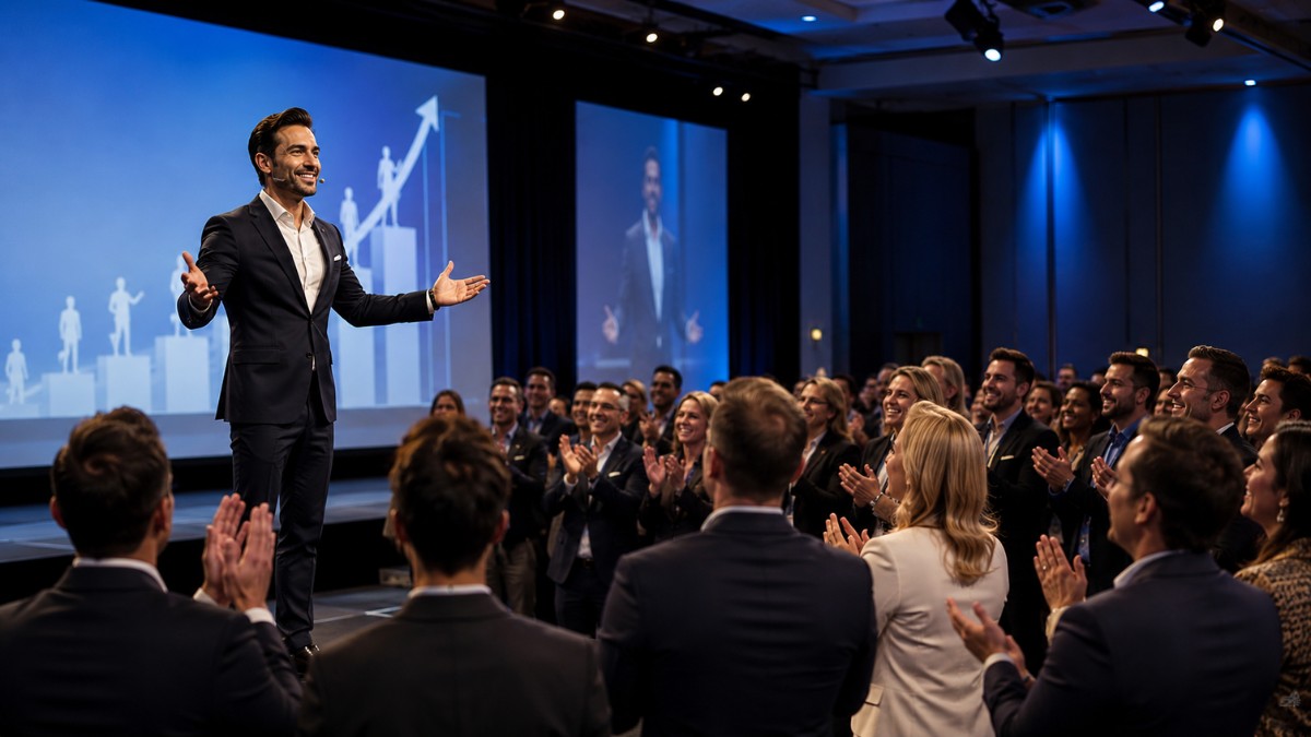 une conférence de mlm