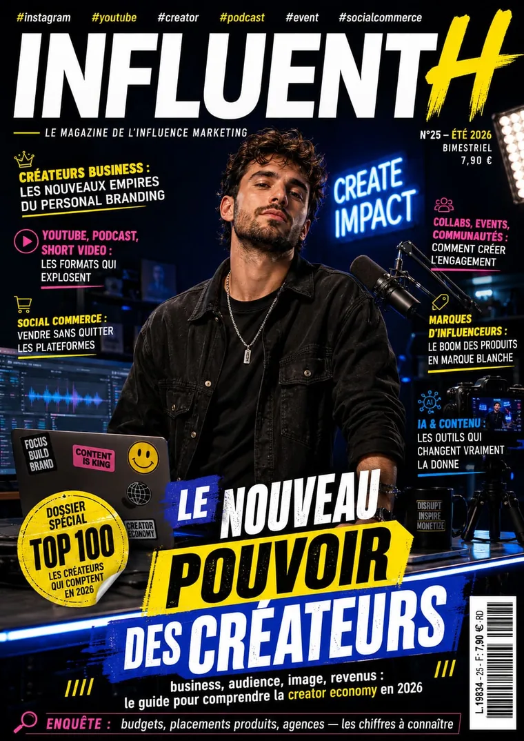 Magazine Influenth n°25 — Le nouveau pouvoir des créateurs